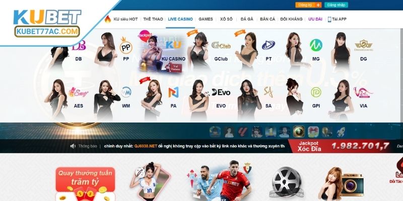 Danh sách game hot tại sòng cược không thể bỏ qua