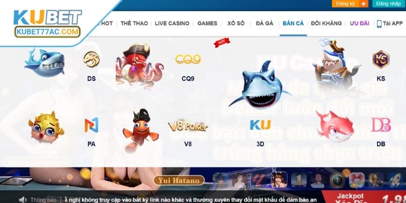 Giới thiệu đôi nét về tựa game bắn cá KUBET77