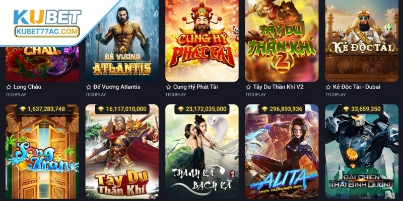 Một số tựa game hot của sảnh bạn nên thử