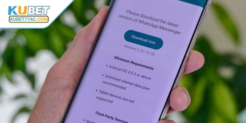 Giải đáp nhanh một vài thắc mắc cho việc tải app KUBET77